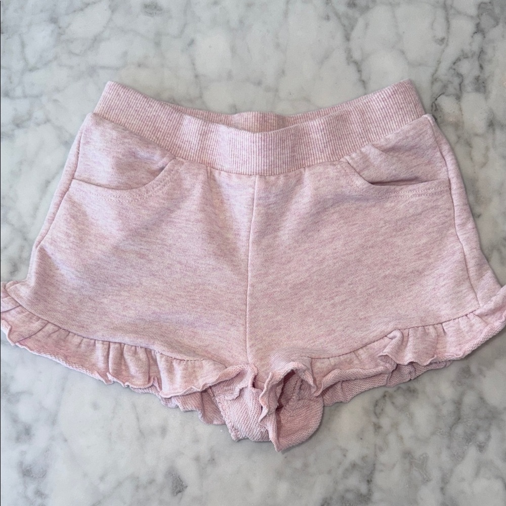 Janie and Jack Light Pink Ruffle Shorts 3Y